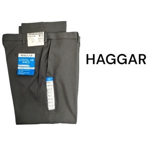 HAGGAR Men's Pants Size 38W x 29L Classic Fit Cool Pro 18 Comfort  4 Way Stretch